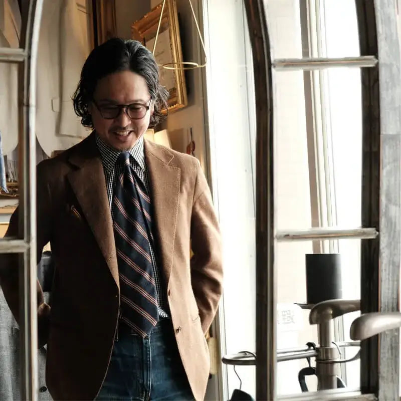 Kenta Takeyama, founder of Biancco, in the Sapporo atelier